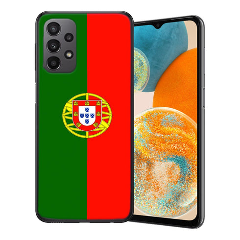 Coque Samsung Galaxy A23 5G Portugal | Protection silicone motif drapeau Portugais, Etui antichoc