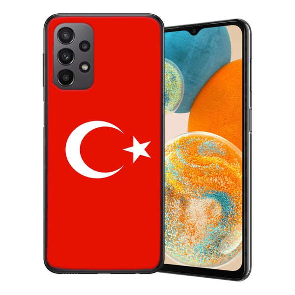 Coque Samsung Galaxy A23 5G Turquie | Housse en silicone, Drapeau Turc