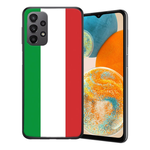 Coque Samsung Galaxy A23 5G ITalie | Motif Drapeau iTalien, Housse Silicone | Etui protection téléphone Antichoc