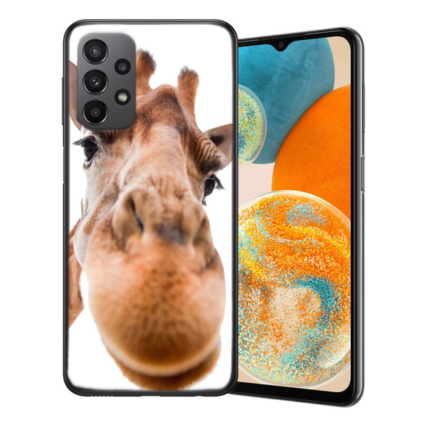 Coque Samsung Galaxy A23 5G Drôle de Girafe