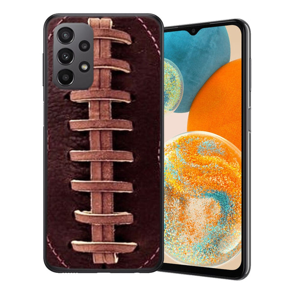 Coque Samsung Galaxy A23 5G Football Cuir Vintage