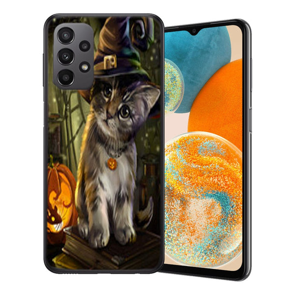 Coque Samsung Galaxy A23 5G Halloween Cat