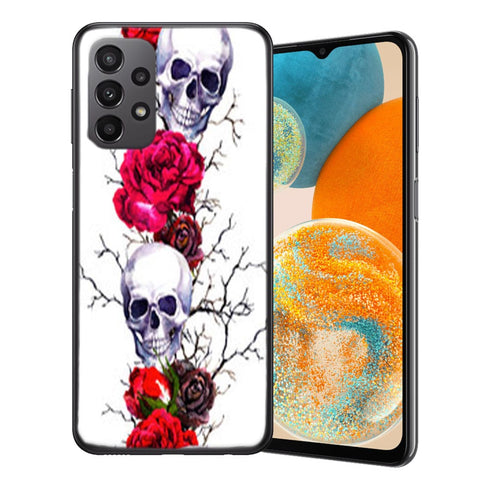Coque Samsung A23 Gothique Roses Tattoo