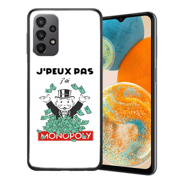 Coque Samsung Galaxy A23 Je Peux pas j'ai Monopoly