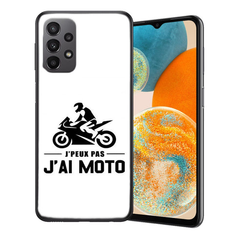 Coque Samsung A23 Je peux pas j'ai moto