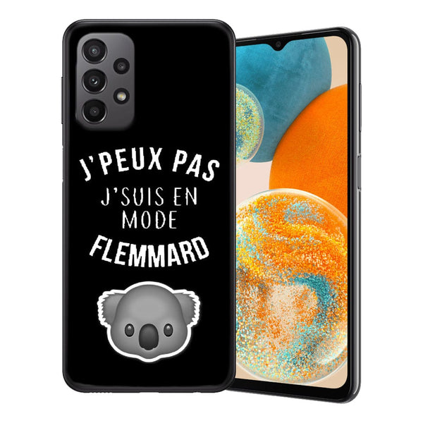 Coque Samsung A23 Je peux pas je suis en mode Flemard