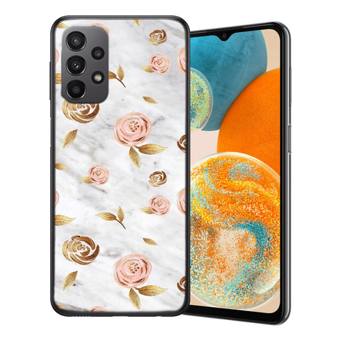 Coque Samsung Galaxy A23 5G Marbre rose dor