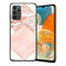 Coque Samsung Galaxy A23 5G Marbre rose or rose blush doux
