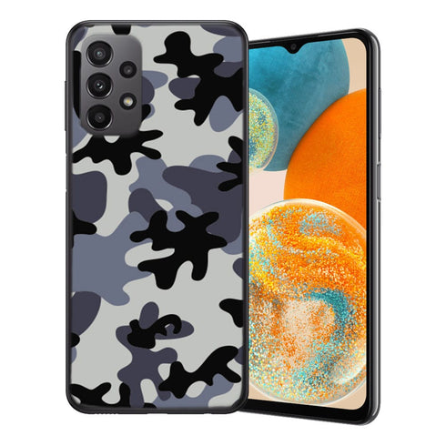 Coque Samsung Galaxy A23 5G Motif de camouflage noir