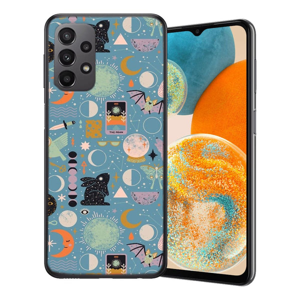 Coque Samsung Galaxy A23 5G Motif lunaire Blue Moon