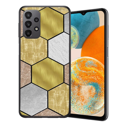 Coque Samsung Galaxy A23 5G Nid dabeille dor noir