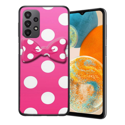 Coque Samsung Galaxy A23 5G Minnie Noeud Rose
