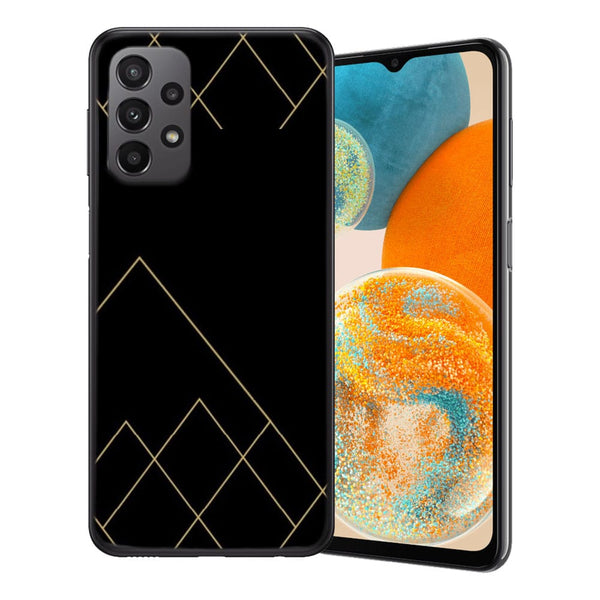 Coque Samsung Galaxy A23 5G Noir pierre sarcelle profonde