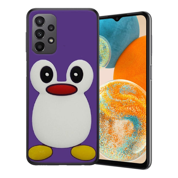 Coque Samsung Galaxy A23 5G Pingouin Violet