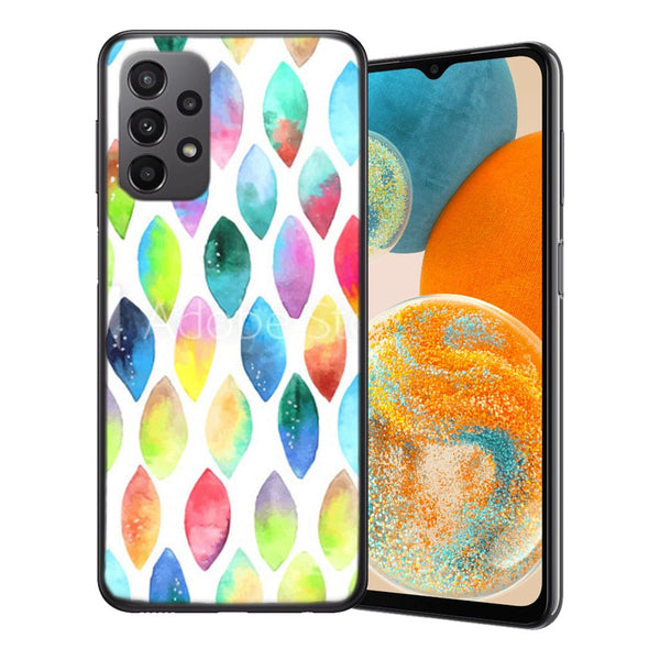 Coque Samsung Galaxy A23 5G Plumes Watercolors