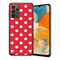 Coque Samsung Galaxy A23 5G Rouge à Pois