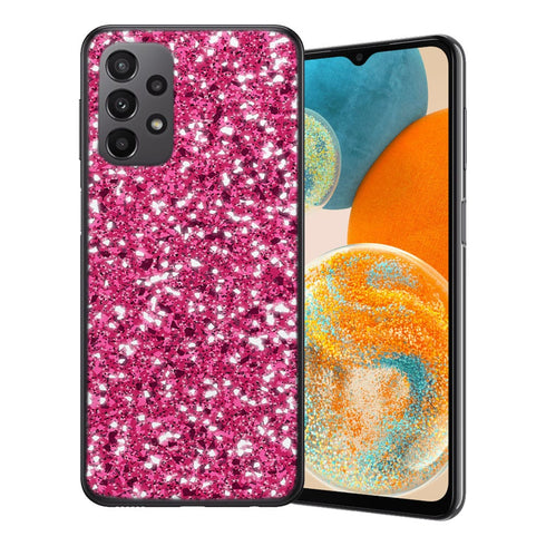Coque Samsung Galaxy A23 5G Paillettes Roses