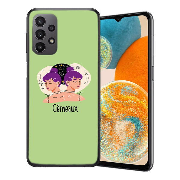 Coque Samsung Galaxy A23 Zodiac Gemeaux