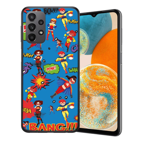 Coque Samsung Galaxy A23 5G Super Héros Bleu