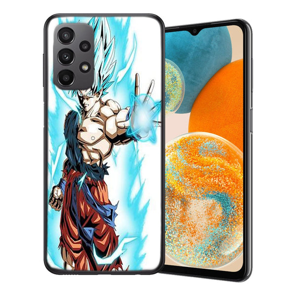 Coque Samsung Galaxy A23 5G Super Sayan Bleu