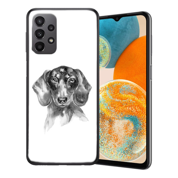 Coque Samsung Galaxy A23 5G Teckel Cupcake