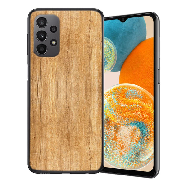 Coque Samsung Galaxy A23 5G Texture Bois | Housse Silicone, Antichoc | Motif Abstrait