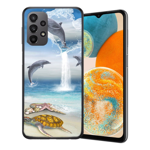 Coque Samsung Galaxy A23 5G Dauphins Heureux