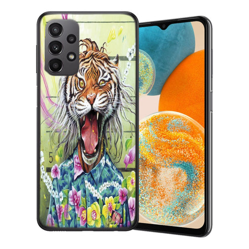 Coque Samsung Galaxy A23 5G Tiger Flowers