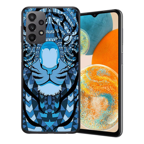 Coque Samsung Galaxy A23 5G Tigre Bleu Aztec