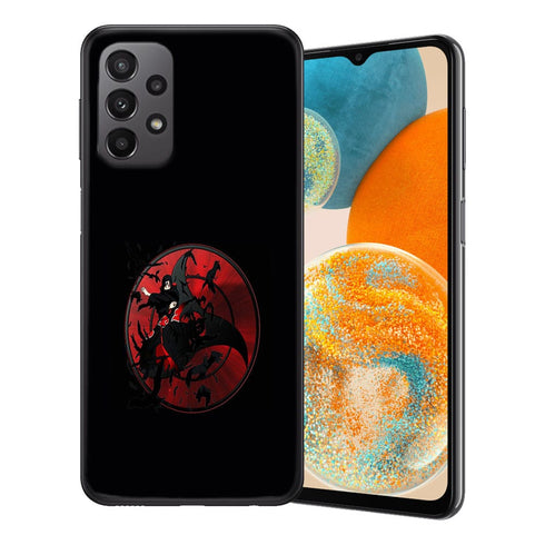 Coque de Samsung Galaxy A23 5G Uchiha Sharingan | Housse gel Souple, Etui antichoc Silicone, Collection Manga Naruto