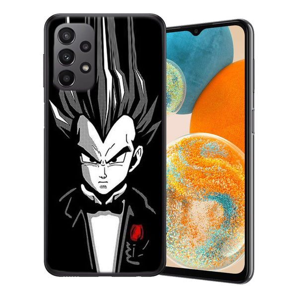 Coque pour Samsung A23 5G Vegeta Parrain | Housse motif Manga Dragon Ball en Silicone, Etui antichoc