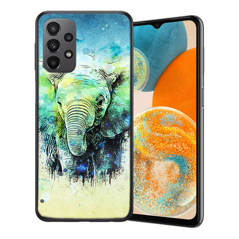 Coque Samsung Galaxy A23 5G Water Color Elephant