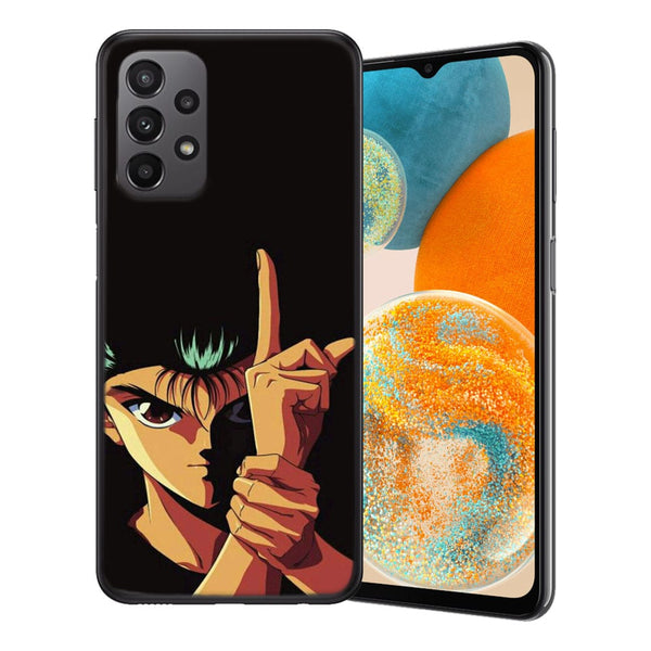 Coque Samsung Galaxy A23 5G Yusuke Spirit Gun | Etui téléphone antichoc, Housse en Silicone, Motif Manga