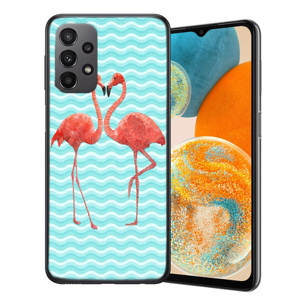 Coque Samsung Galaxy A23 5G Flamingo love