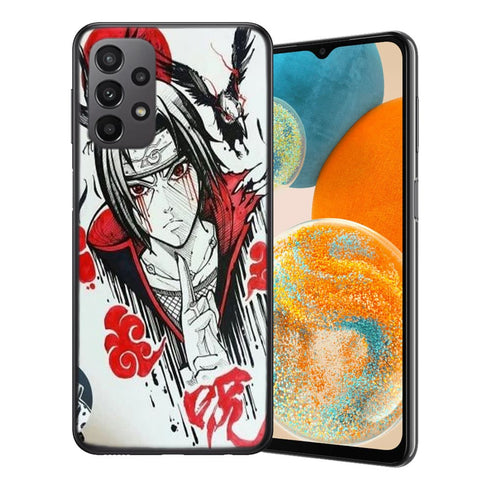 Coque Samsung Galaxy A23 5G itachi blood eyes raven akatsuki
