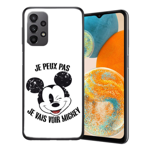 Coque Samsung Galaxy A23 5G Je peux pas je vais voir Mickey