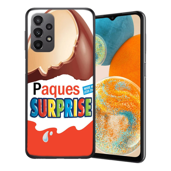 Coque Samsung A23 Joyeuse paques Inspired by Kinder Surprise