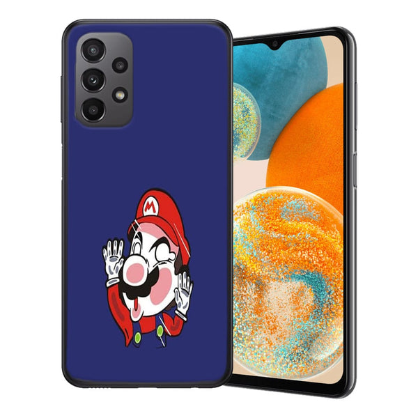 Coque Telephone Samsung Galaxy A23 Plumber stuck between the glass