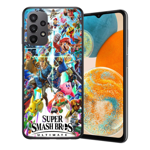 Coque Telephone Samsung Galaxy A23 Super smash bros ultimate