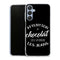 Coque Samsung A25 5g Attention le Chocolat fait retrecir les jeans
