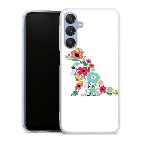 Coque Samsung Galaxy A25 5G Border Collie floral