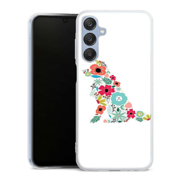 Coque Samsung Galaxy A25 5G Border Collie floral
