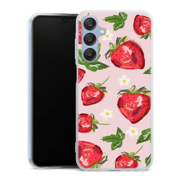 Coque Samsung Galaxy A25 5G Botanique aux fraises