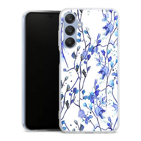 Coque Samsung Galaxy A25 5G Branches Bleues