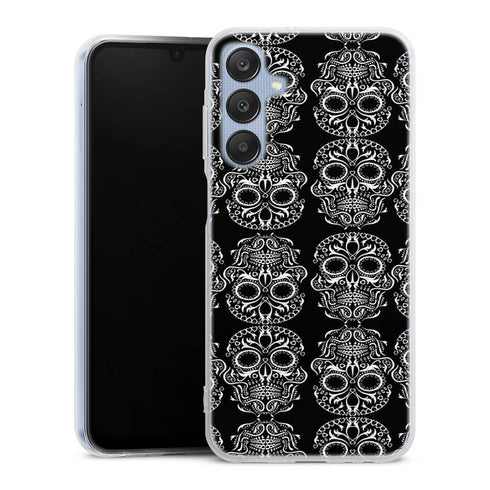 Coque Samsung A25 5G Calavera Noir et Blanc