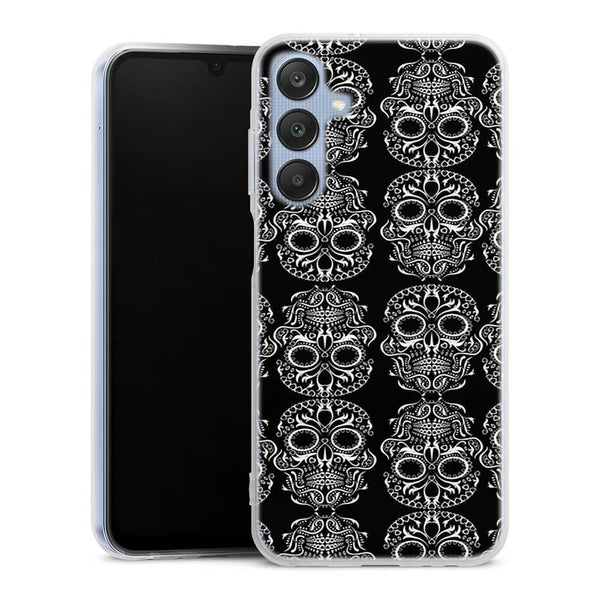 Coque Samsung A25 5G Calavera Noir et Blanc
