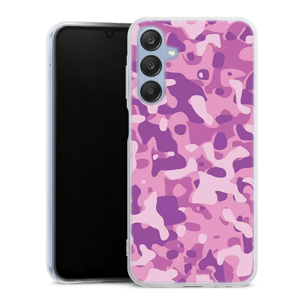 Coque pour Samsung A25 5G Camo Rose Army