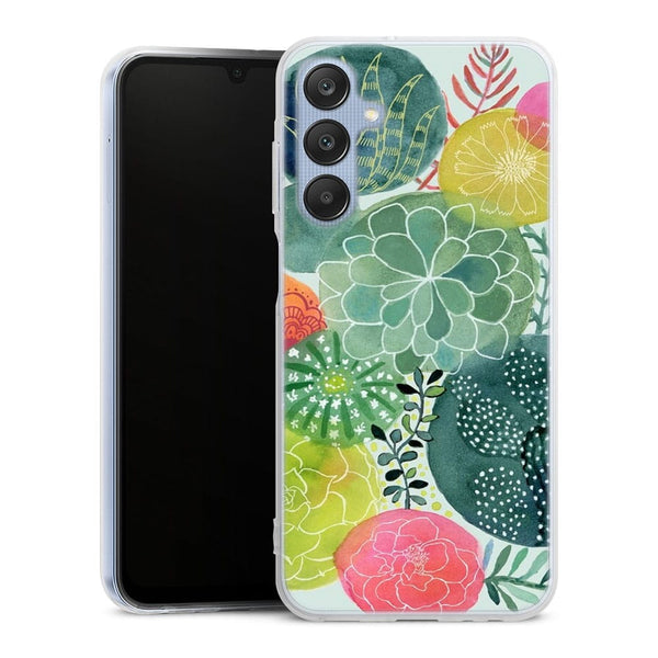 Coque Samsung Galaxy A25 5G Cercles Succulents