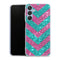 Coque pour Samsung A25 5G Chevrons Strass Violet Rose