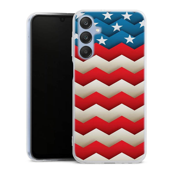 Coque pour Samsung A25 5G Usa Chevrons Vote